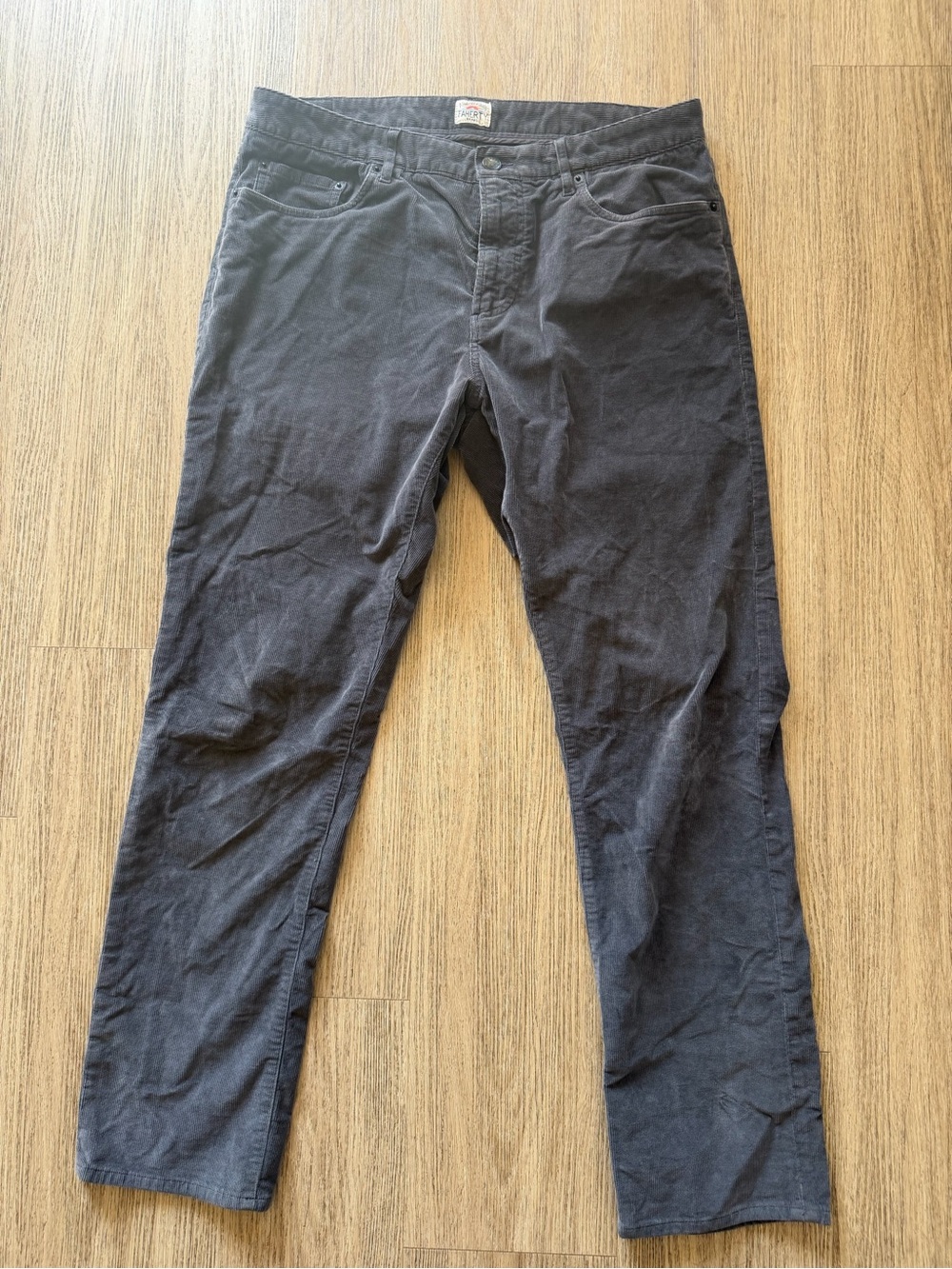 Faherty Men’s Stretch Corduroy 5-Pocket Pant size 32 color gray